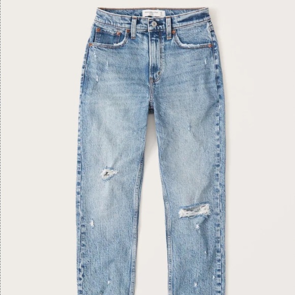 Abercrombie x Bre Sheppard Mom High Rise Jeans - Picture 2 of 8